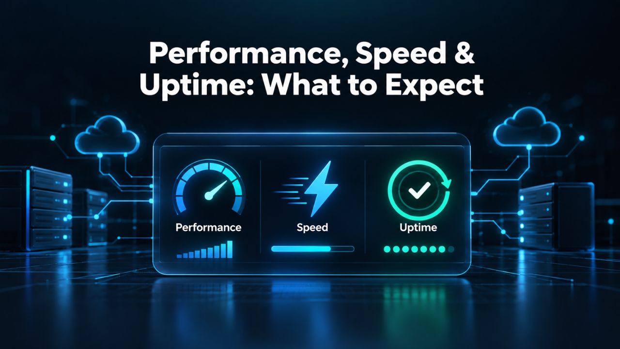 Performance, Speed & Uptime: What to Expect Performance, Speed & Uptime: What to Expect
