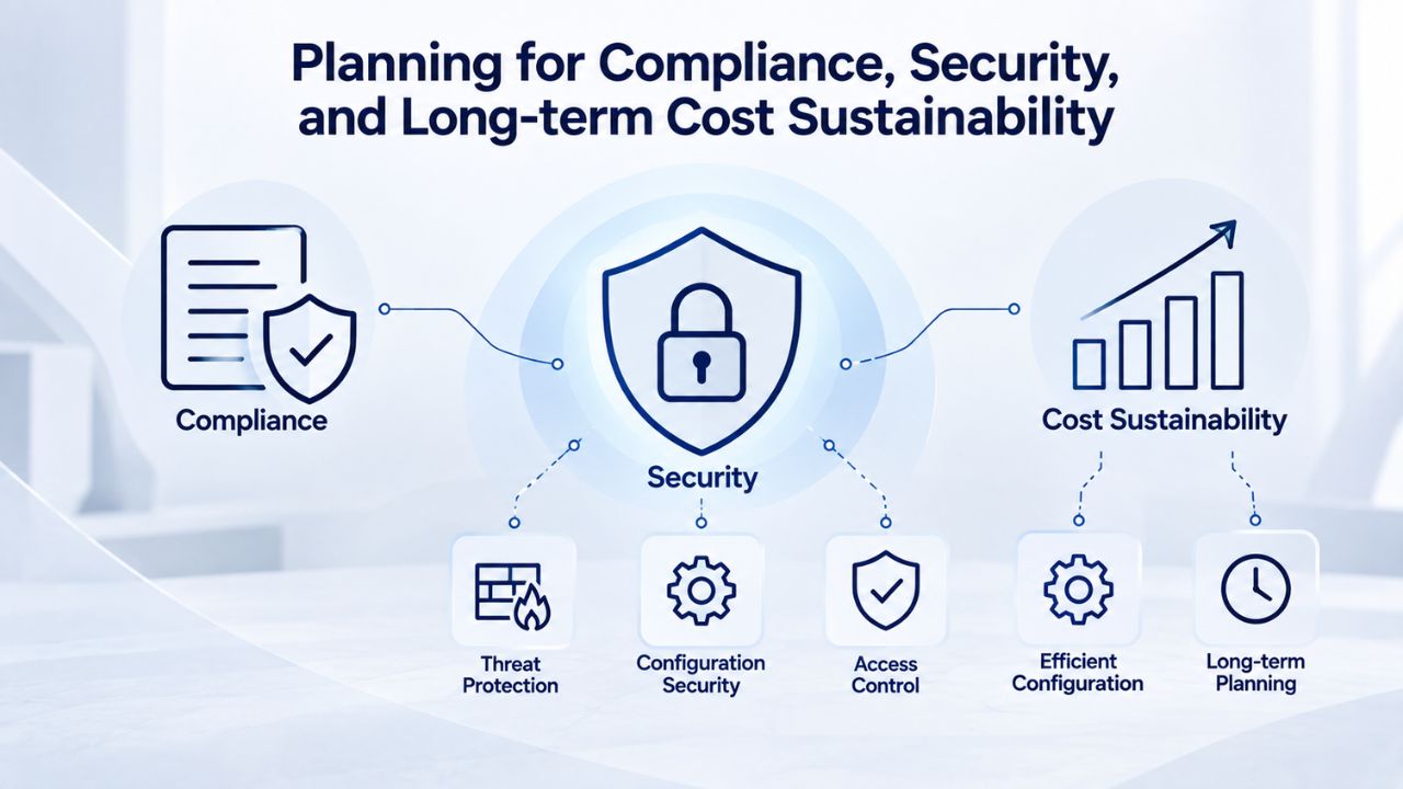 Planning for Compliance, Security, and Long-term Cost Sustainability 