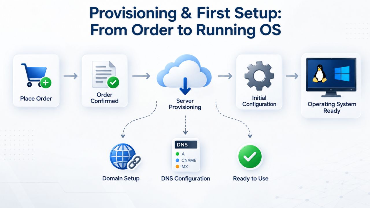 Provisioning & First Setup: From Order to Running OS
Provisioning & First Setup: From Order to Running OS