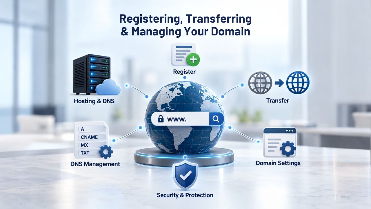 Registering, Transferring, and Managing Your Domain 
