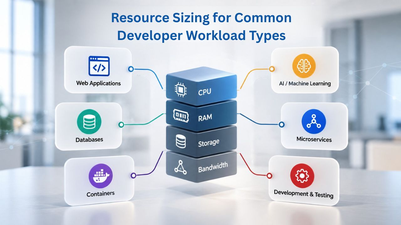 Resource Sizing for Common Developer Workload Types 