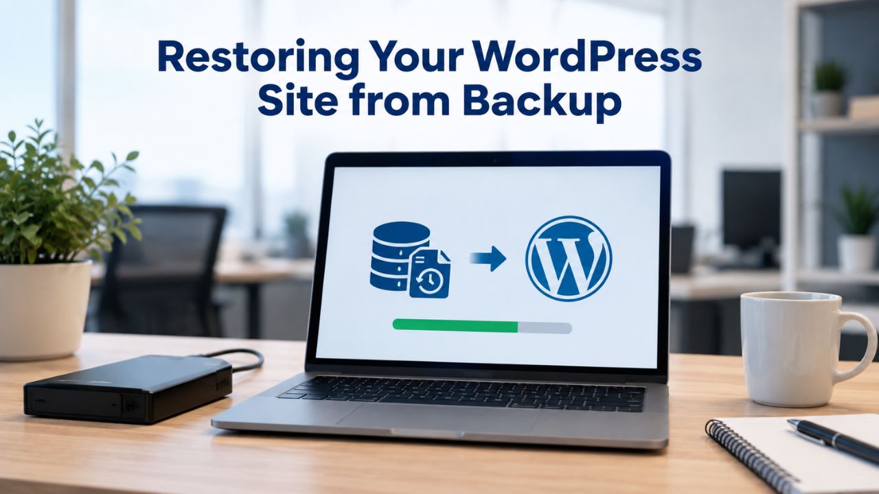 Restoring Your WordPress Site from Backup Restoring Your WordPress Site from Backup