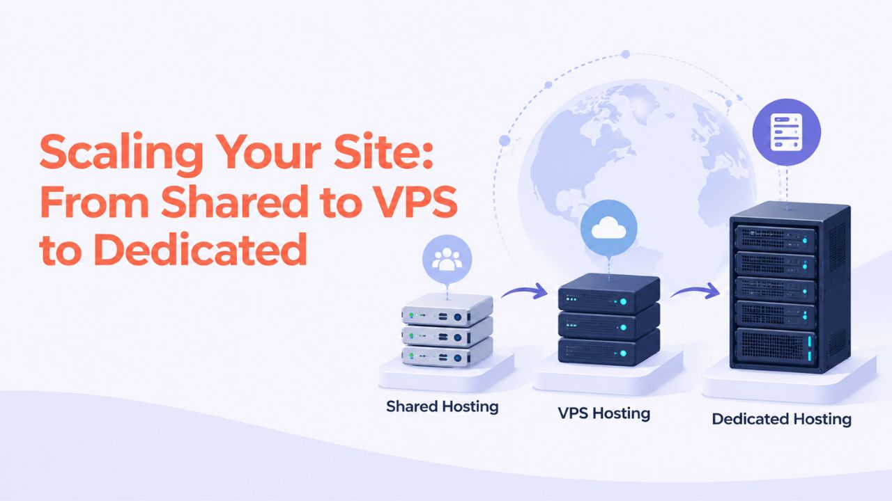 Scaling Your Site: From Shared to VPS to Dedicated Scaling Your Site: From Shared to VPS to Dedicated
