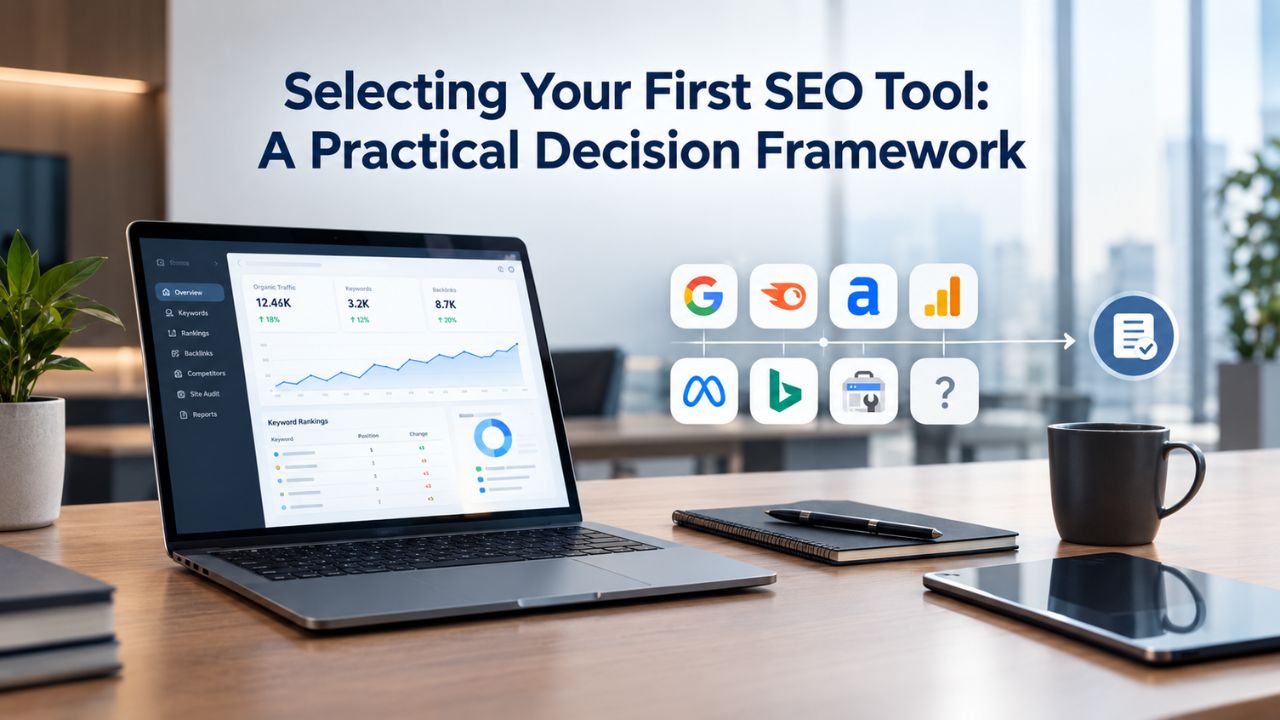 Selecting Your First SEO Tool: A Practical Decision Framework Selecting Your First SEO Tool: A Practical Decision Framework