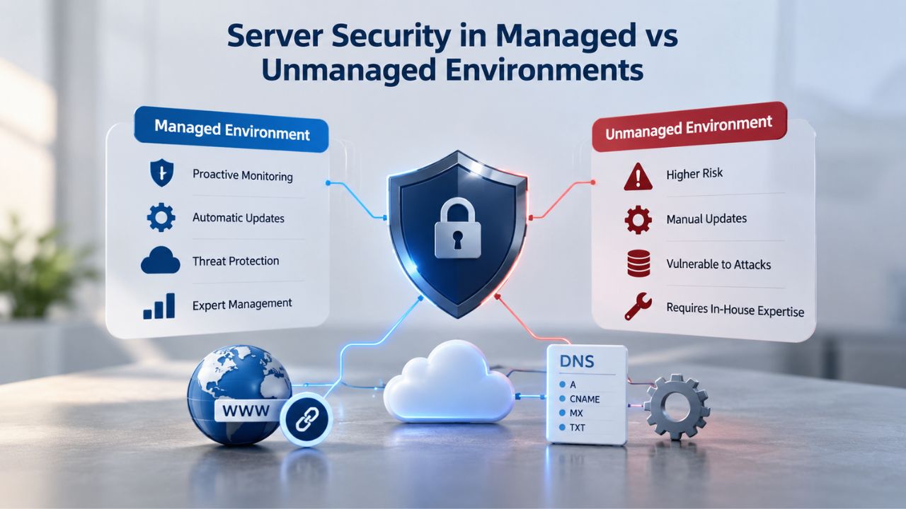 Server Security in Managed vs Unmanaged Environments Server Security in Managed vs Unmanaged Environments