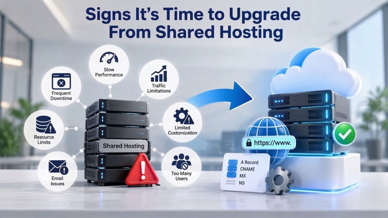 Signs It’s Time to Upgrade From Shared Hosting