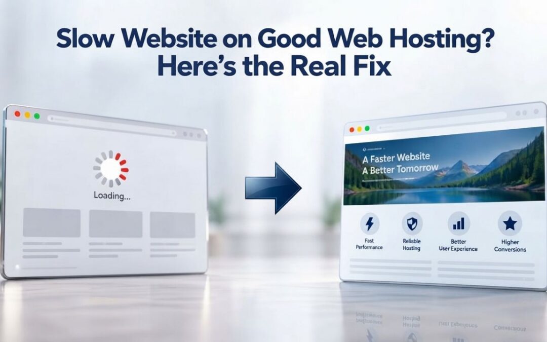 Slow Website on Good Web Hosting? Here’s the Real Fix