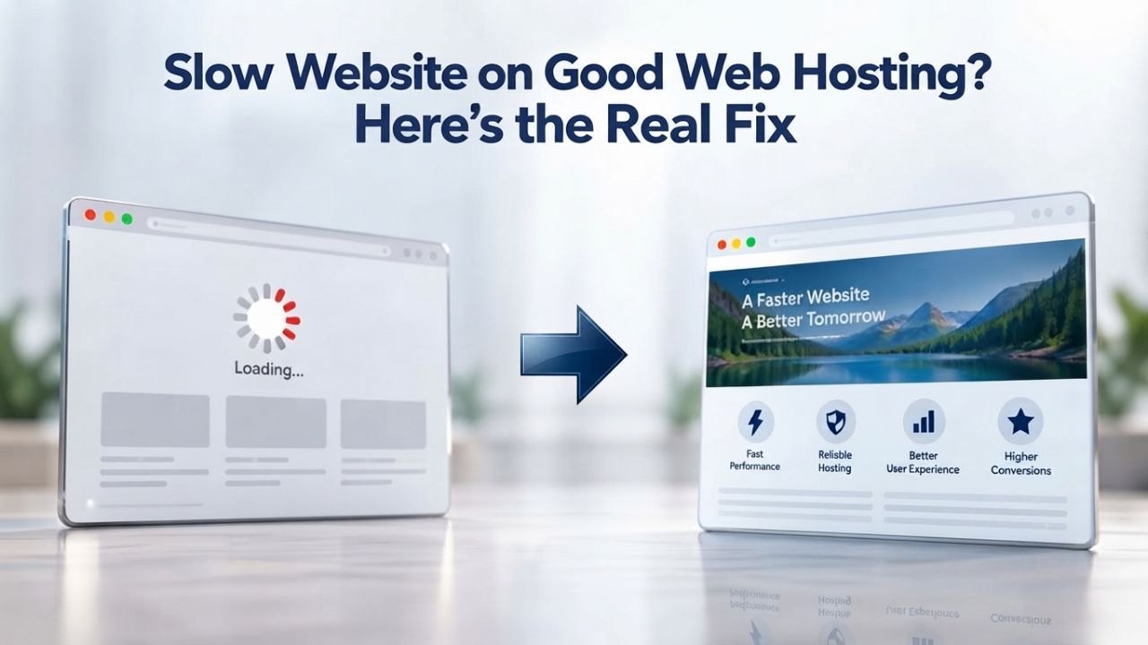 Slow Website on Good Web Hosting? Here’s the Real Fix