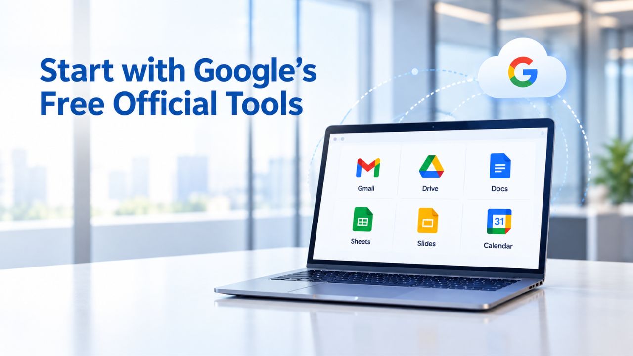 Start with Google’s Free Official Tools Start with Google’s Free Official Tools