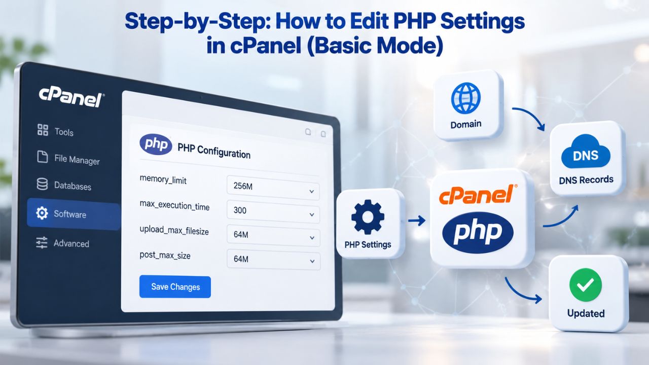 Step-by-Step: How to Edit PHP Settings in cPanel (Basic Mode)