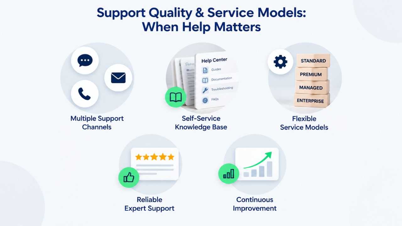 Support Quality & Service Models: When Help Matters 