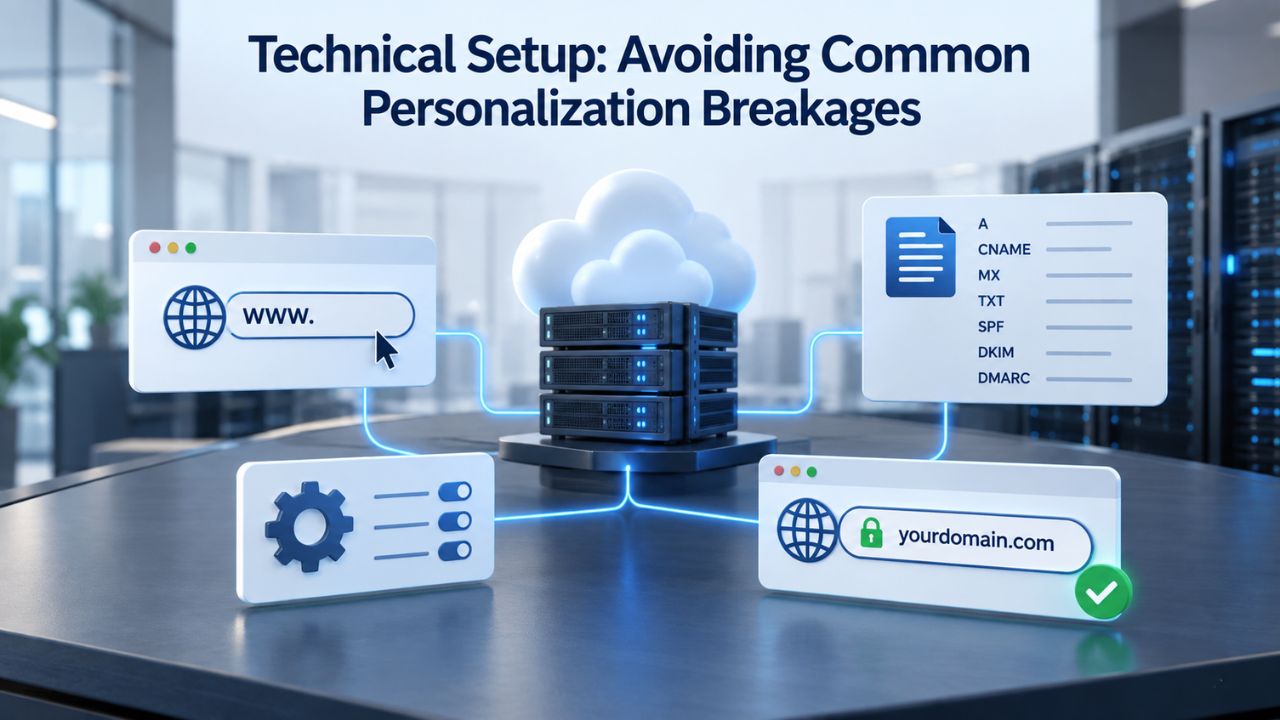 Technical Setup: Avoiding Common Personalization Breakages Technical Setup: Avoiding Common Personalization Breakages