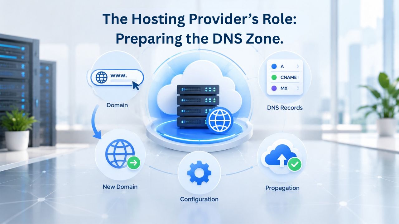 The Hosting Provider’s Role: Preparing the DNS Zone The Hosting Provider’s Role: Preparing the DNS Zone