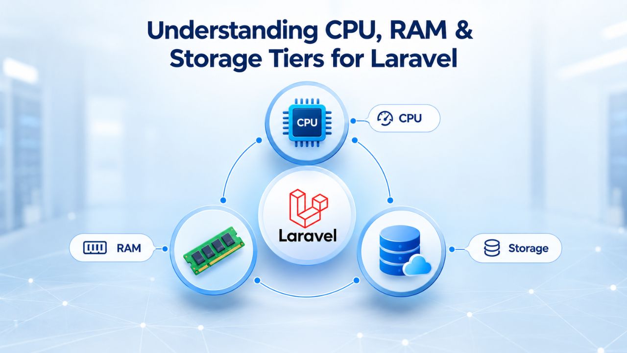 Understanding CPU, RAM & Storage Tiers for Laravel Understanding CPU, RAM & Storage Tiers for Laravel