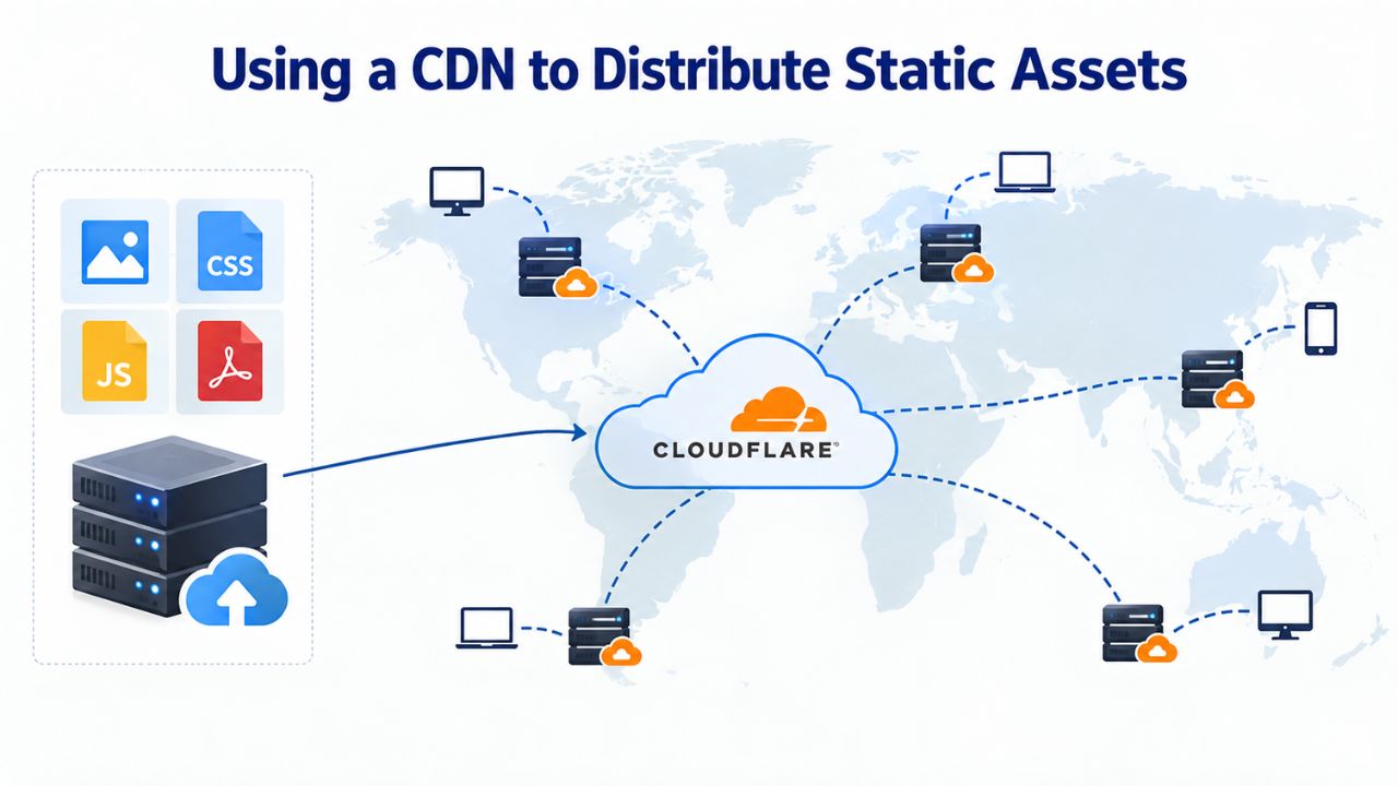 How to Speed Up a Slow WordPress Website Using Hosting Using a CDN to Distribute Static Assets