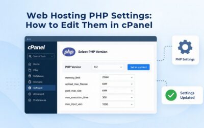 Blogs Web Hosting PHP Settings: How to Edit Them in cPanel