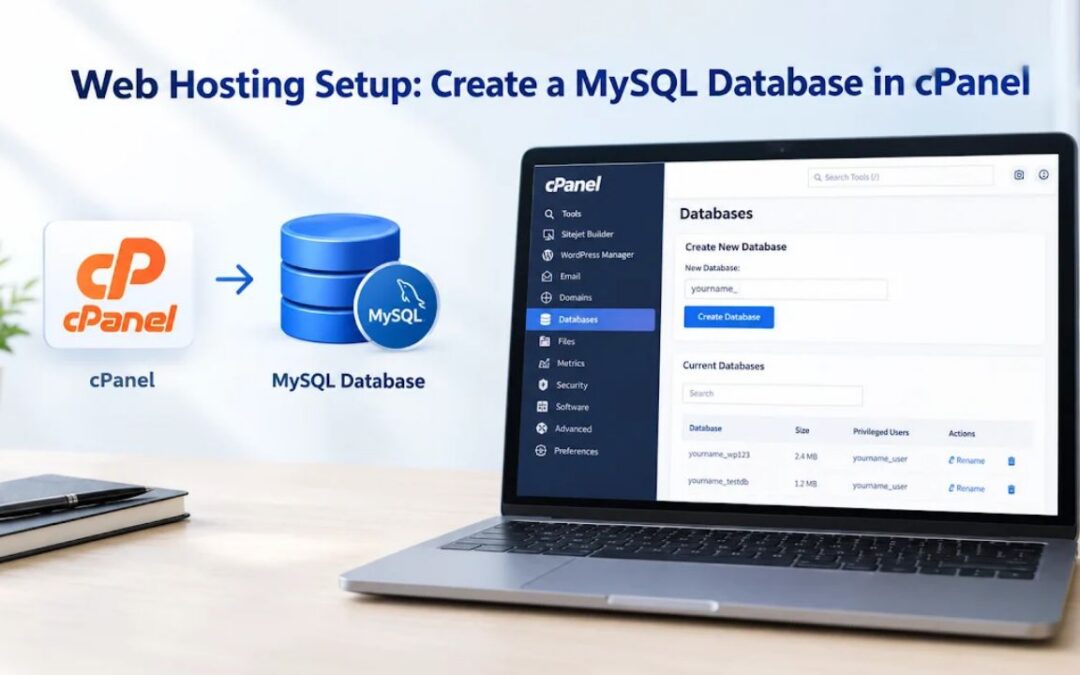 Web Hosting Setup: Create a MySQL Database in cPanel