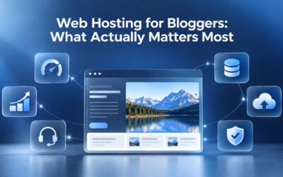 Blogs Web Hosting for Bloggers: What Actually Matters Most