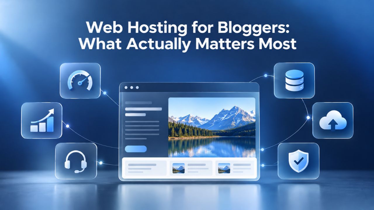 Web Hosting for Bloggers: What Actually Matters Most