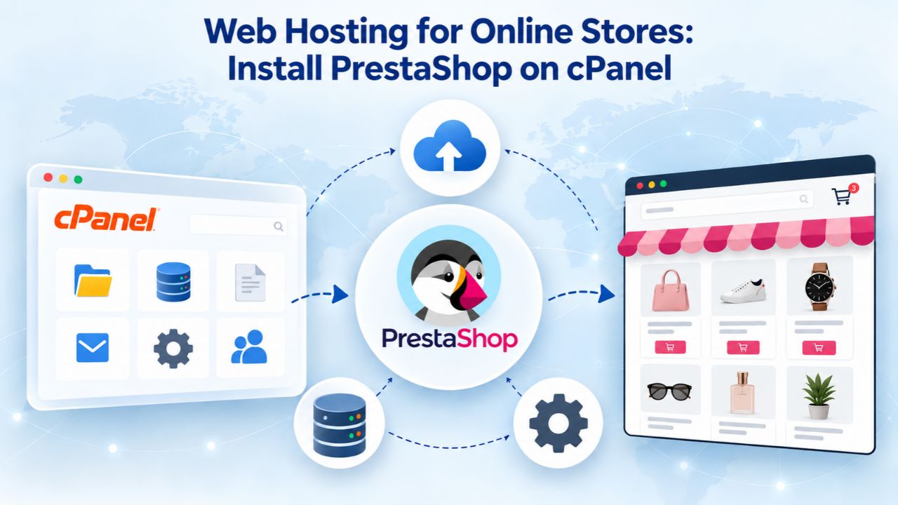 Web Hosting for Online Stores: Install PrestaShop on cPanel