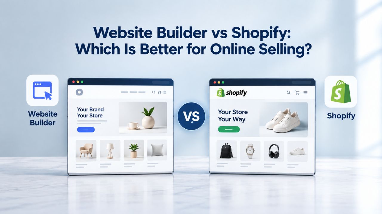 Website Builder vs Shopify Which Is Better for Online Selling Website Builder vs Shopify: Which Is Better for Online Selling?