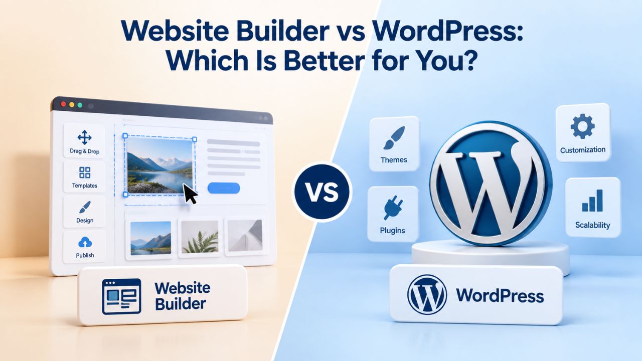Website Builder vs WordPress Which Is Better for You Website Builder vs WordPress: Which Is Better for You?