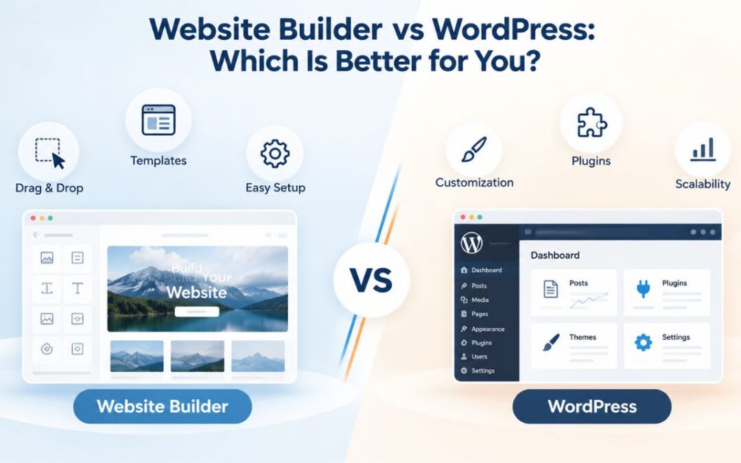 Website Builder vs WordPress: Which Is Better for You?