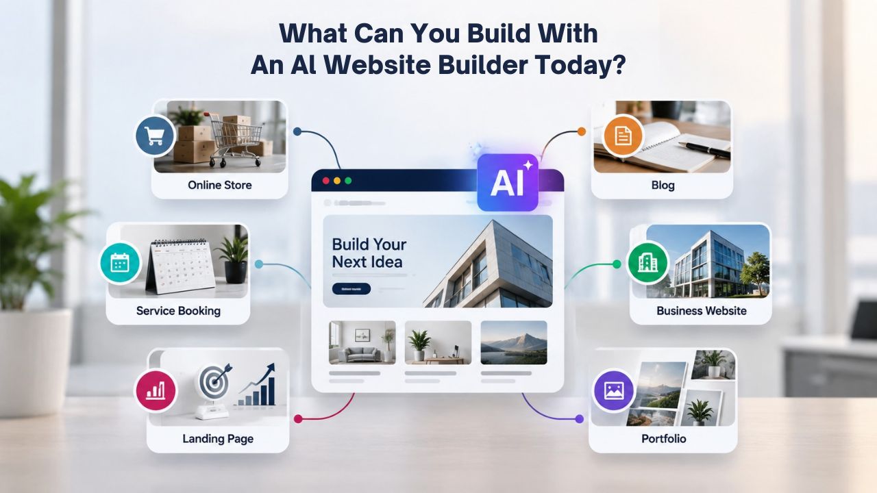 What Can You Build With an AI Website Builder Today What Can You Build With an AI Website Builder Today?
