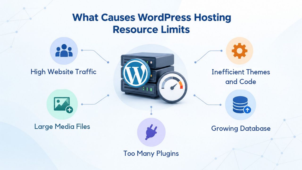 What Causes WordPress Hosting Resource Limits