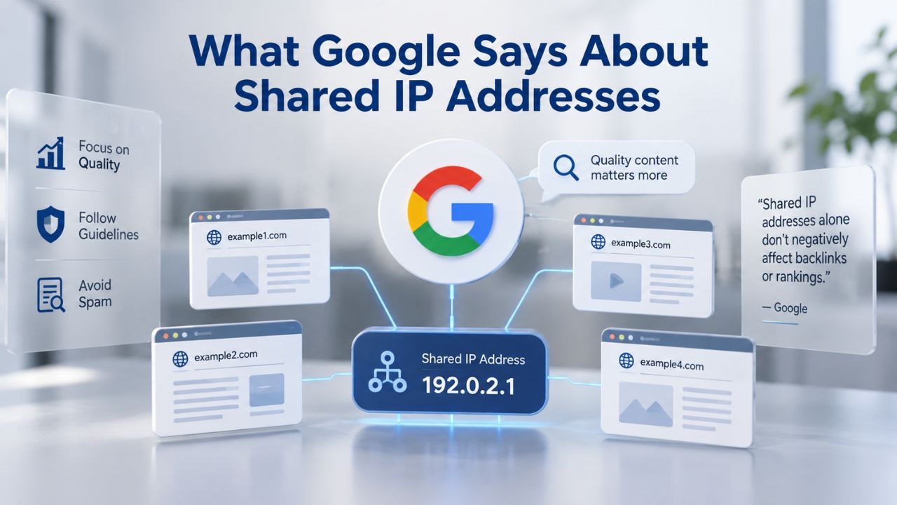 What Google Says About Shared IP Addresses What Google Says About Shared IP Addresses