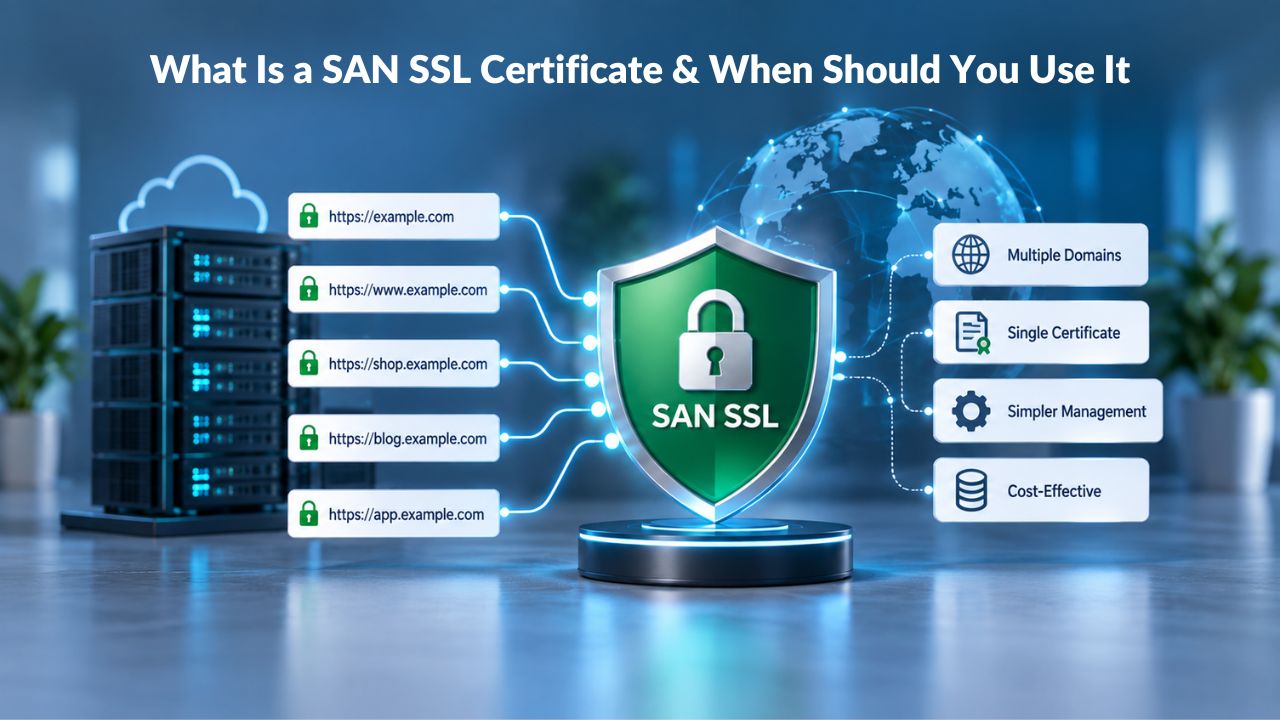 What Is a SAN SSL Certificate and When Should You Use It What Is a SAN SSL Certificate and When Should You Use It