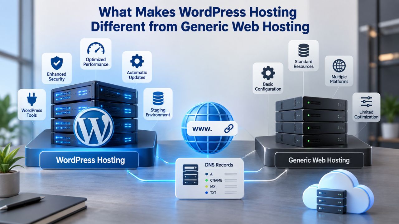 What Makes WordPress Hosting Different from Generic Web Hosting What Makes WordPress Hosting Different from Generic Web Hosting