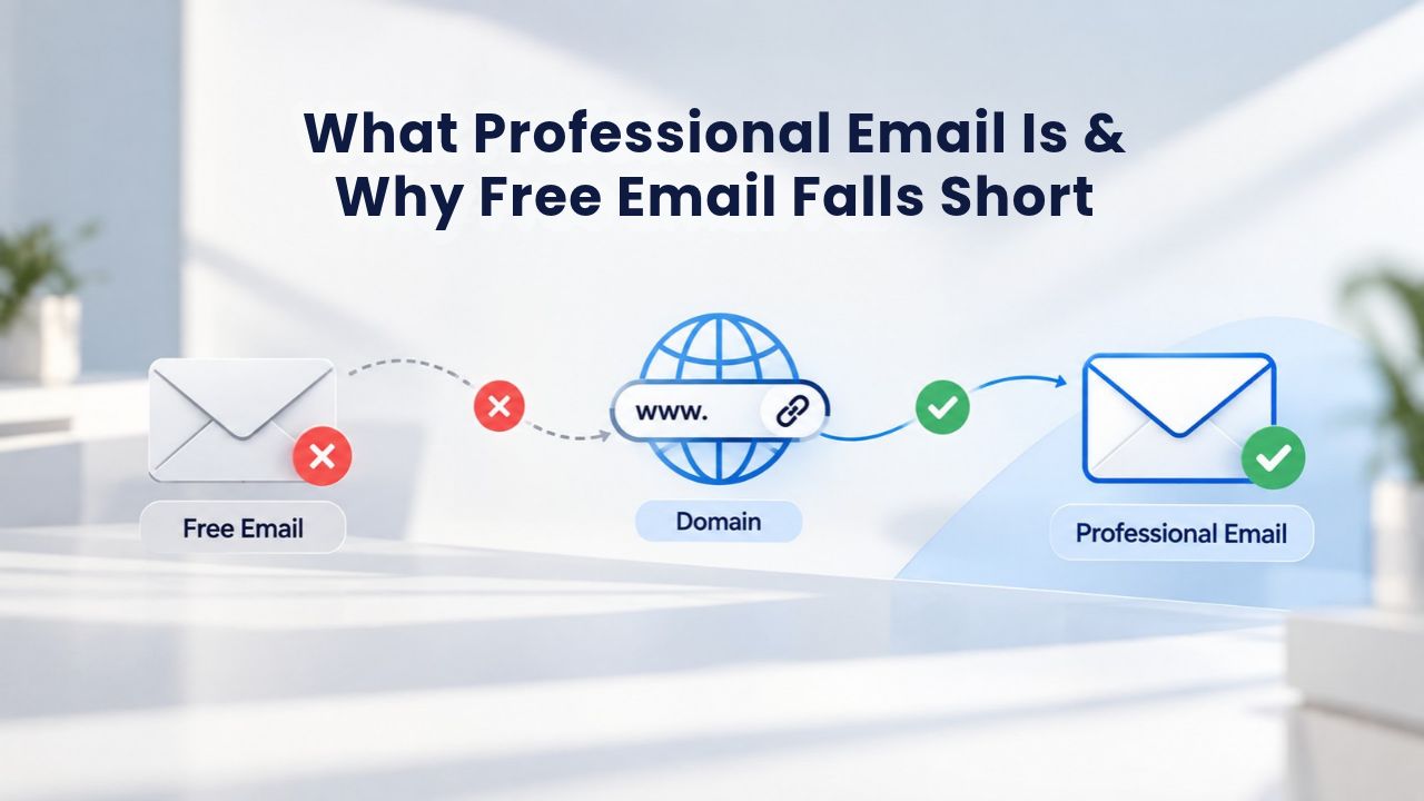 What Professional Email Is & Why Free Email Falls Short
