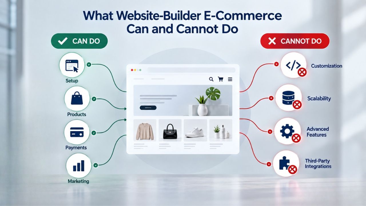 What Website-Builder E-Commerce Can and Cannot Do 