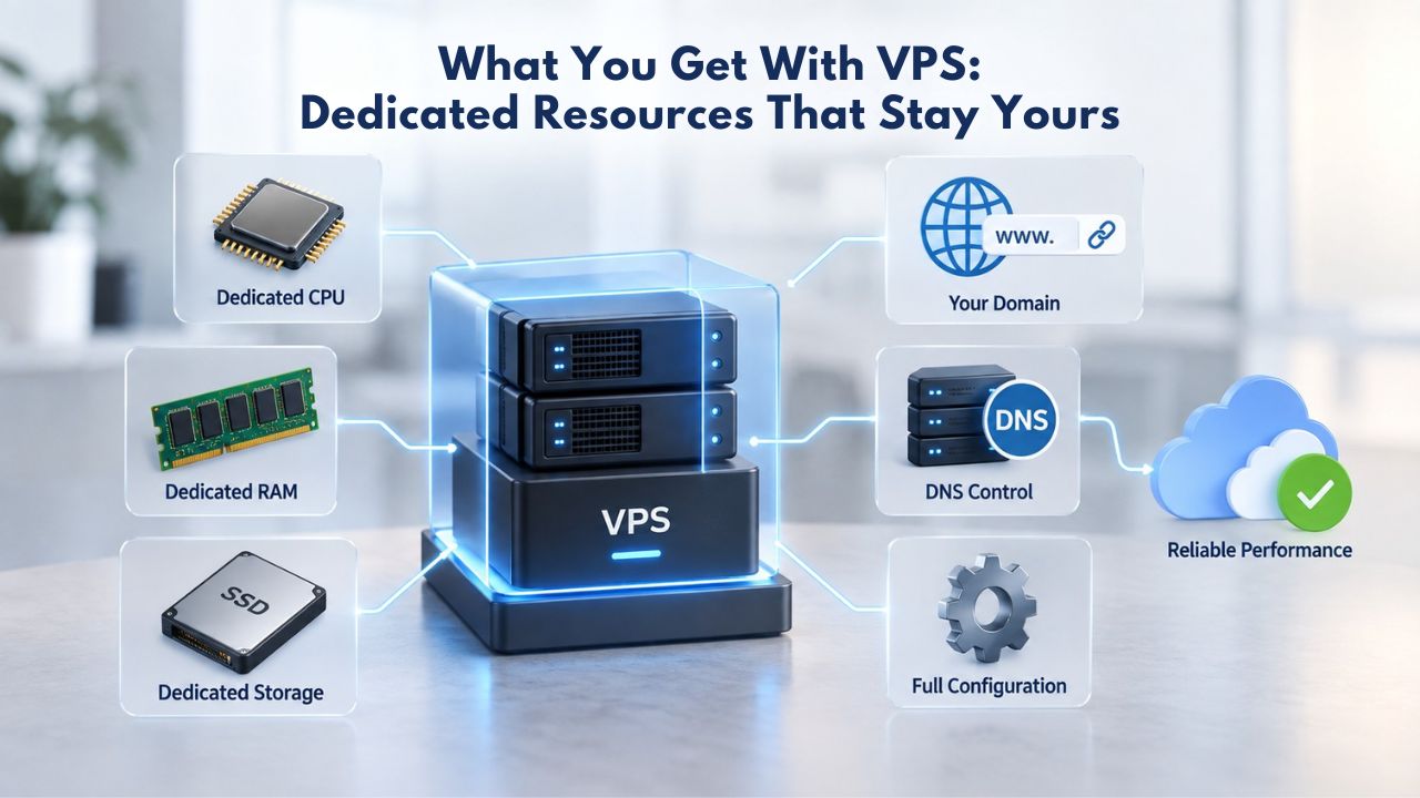 What You Get With VPS: Dedicated Resources That Stay Yours 