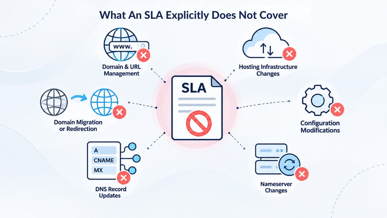 What an SLA Explicitly Does NOT Cover What an SLA Explicitly Does NOT Cover