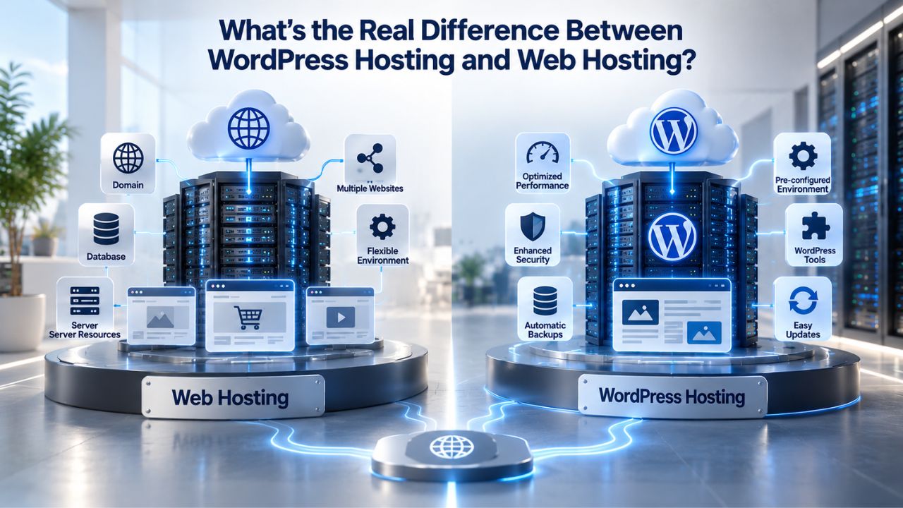 What’s the Real Difference Between WordPress Hosting and Web Hosting? What’s the Real Difference Between WordPress Hosting and Web Hosting?