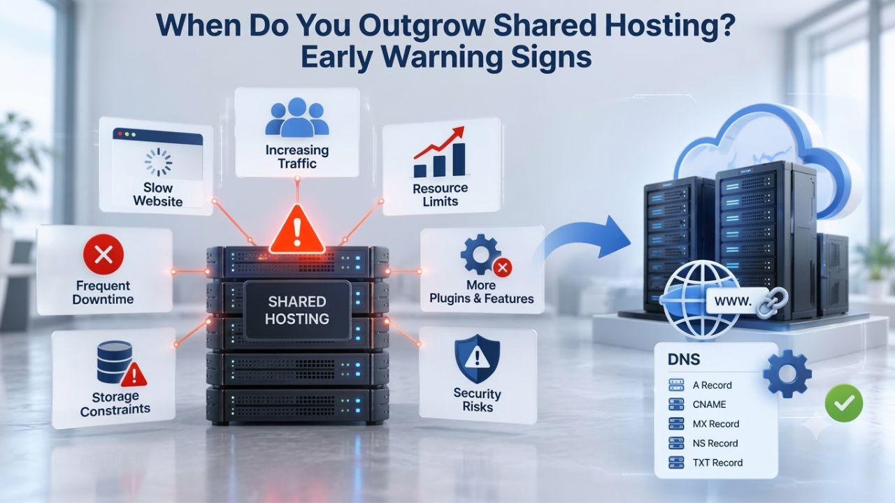 When Do You Outgrow Shared Hosting? Early Warning Signs When Do You Outgrow Shared Hosting? Early Warning Signs