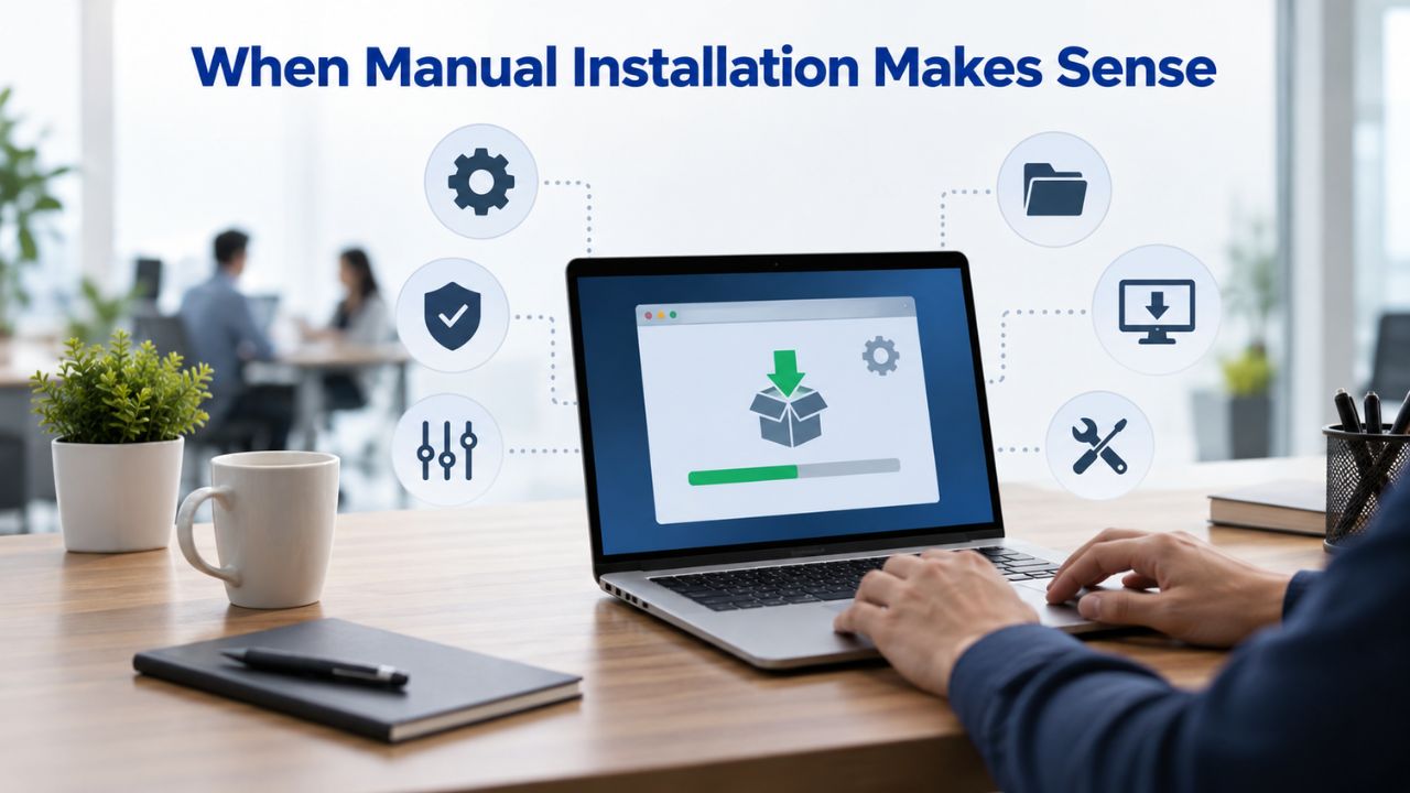 When Manual Installation Makes Sense When Manual Installation Makes Sense