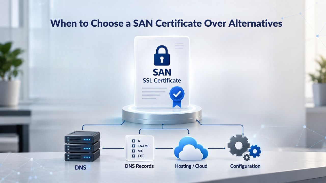 When to Choose a SAN Certificate Over Alternatives When to Choose a SAN Certificate Over Alternatives