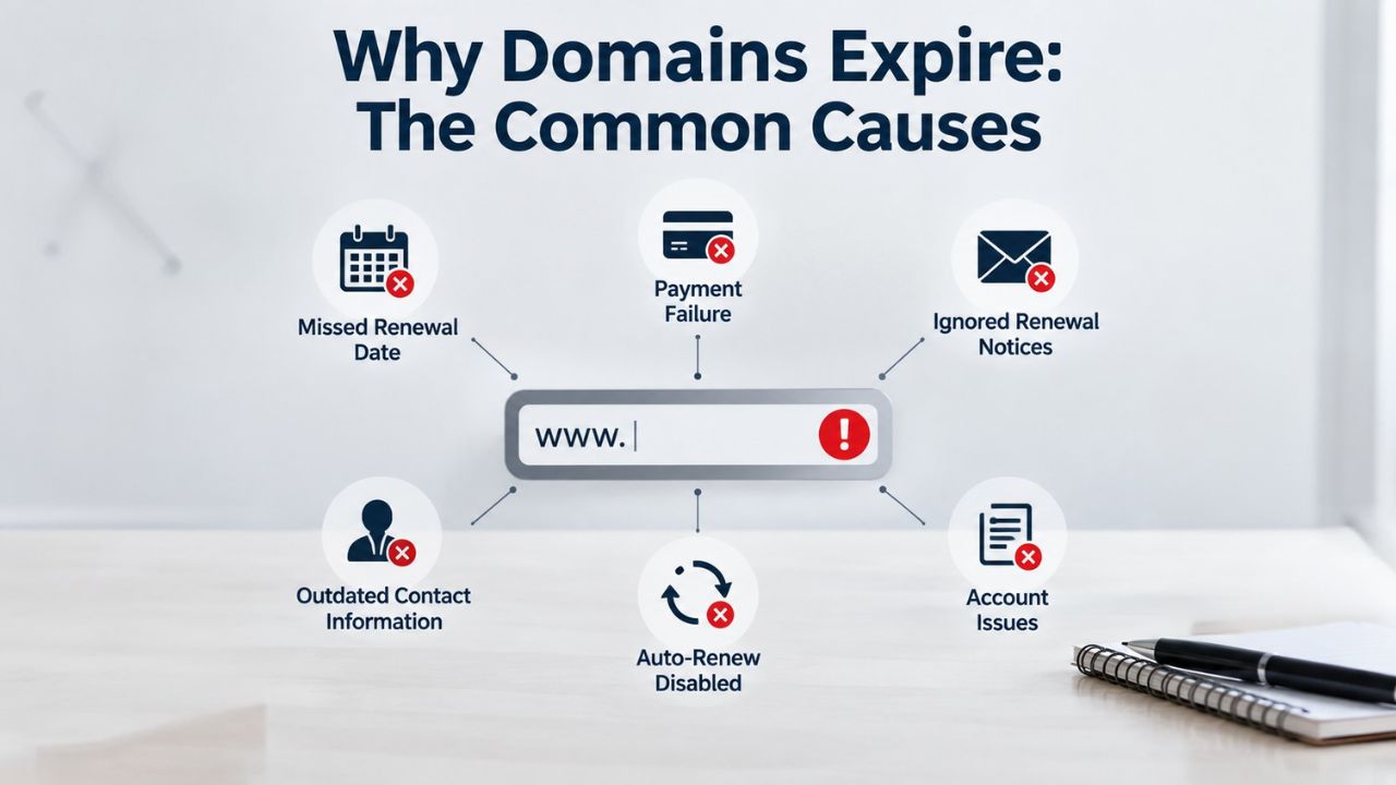 Why Domains Expire: The Common Causes Why Domains Expire: The Common Causes