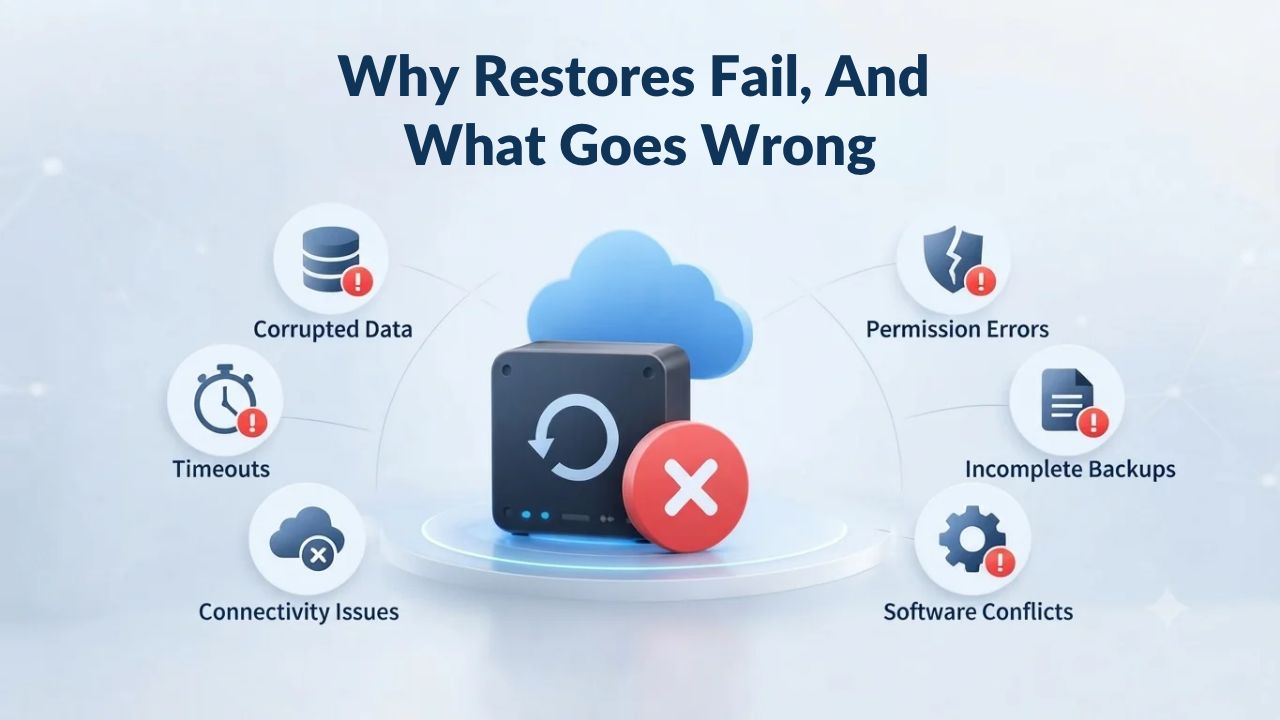 How to Restore Your Website From a Backup Safely Why Restores Fail, And What Goes Wrong