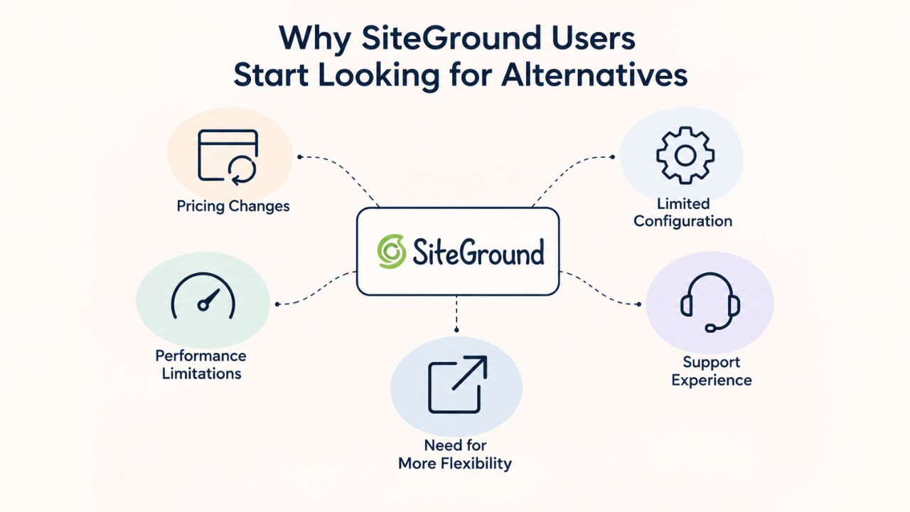 Why SiteGround Users Start Looking for Alternatives 