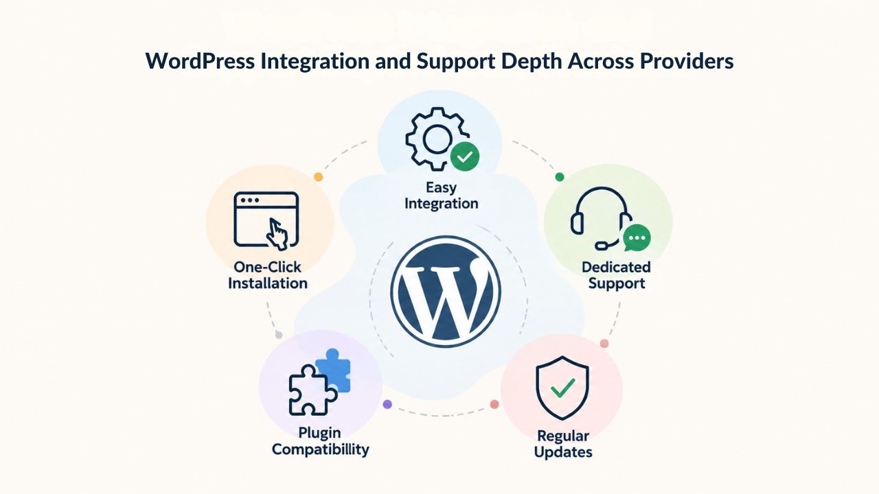 WordPress Integration and Support Depth Across Providers WordPress Integration and Support Depth Across Providers