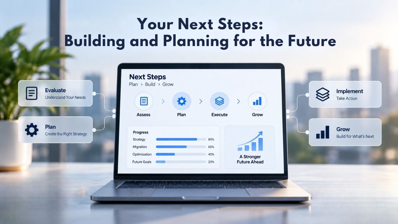 Your Next Steps: Building and Planning for the Future Your Next Steps: Building and Planning for the Future
