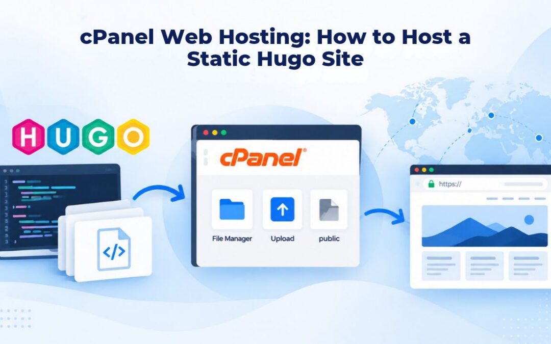 cPanel Web Hosting: How to Host a Static Hugo Site
