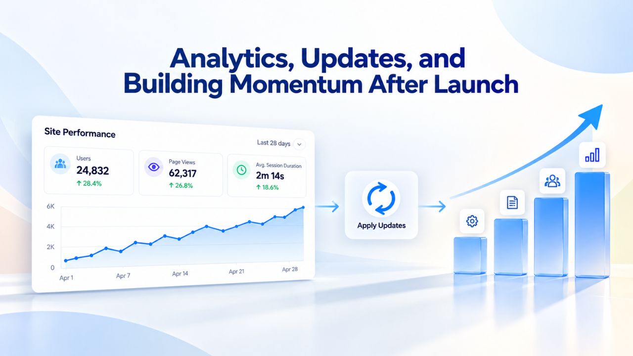 Analytics, Updates, and Building Momentum After Launch Analytics, Updates, and Building Momentum After Launch