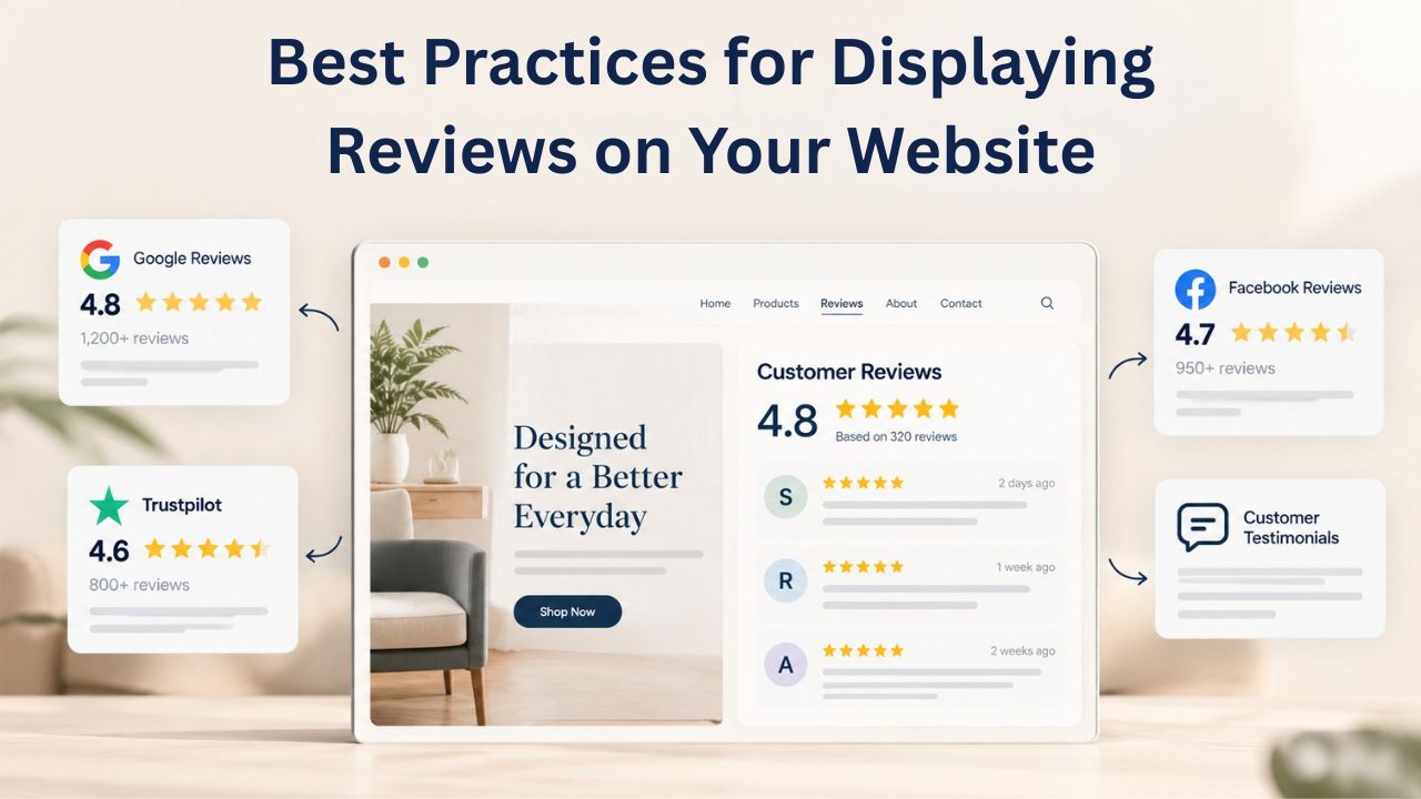 Best Practices for Displaying Reviews on Your Website