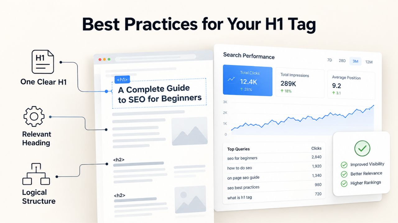 Best Practices for Your H1 Tag Best Practices for Your H1 Tag