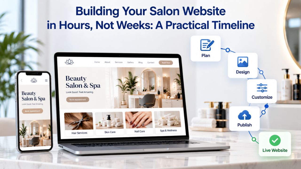 Building Your Salon Website in Hours, Not Weeks: A Practical Timeline
